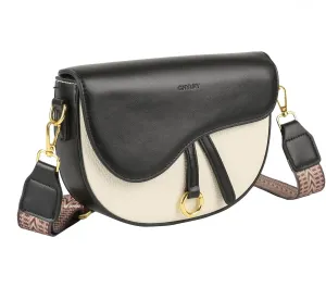 Mini Shoulder Bags for Women,Trendy Saddle Purse,Small Crossbody Bag,Cute PU Leather Clutch Purses Crossbody Handbags