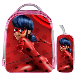 Miraculous Ladybug Marinette Cat School Bags