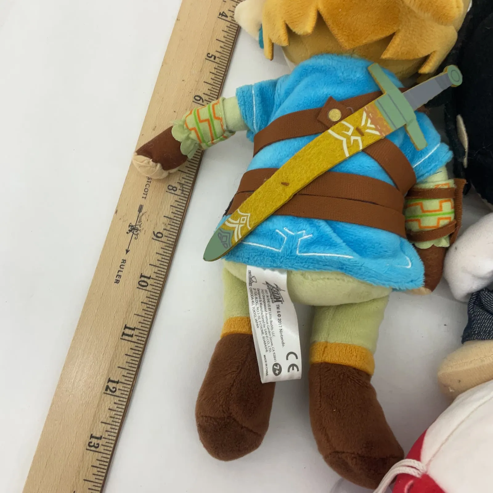 Mixed Anime Manga Cartoon Character Plush LOT Zelda's Link Used