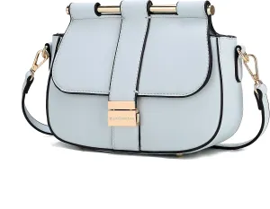 MKF Collection Crossbody Bag for Women, Vegan Leather Shoulder Bags Fashion Handbag Purse