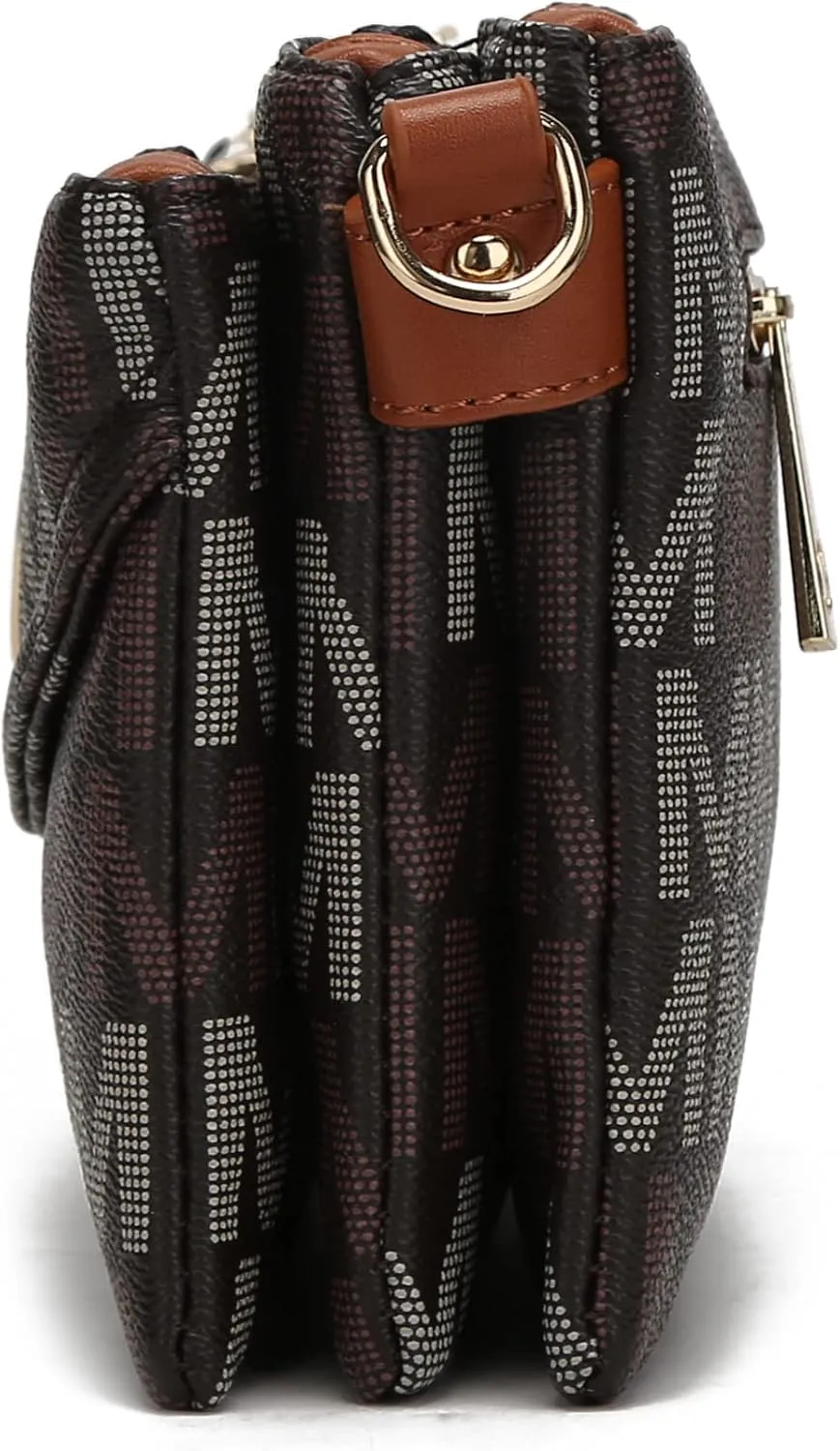 MKF Collection Crossbody Bag for Women Wristlet Strap, Vegan Leather Shoulder Bag Handbag Purse by Mia K