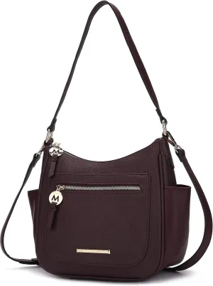 MKF Collection Crossbody Bag for Women,Vegan Leather Shoulder Bag Handbag Purse By Mia K
