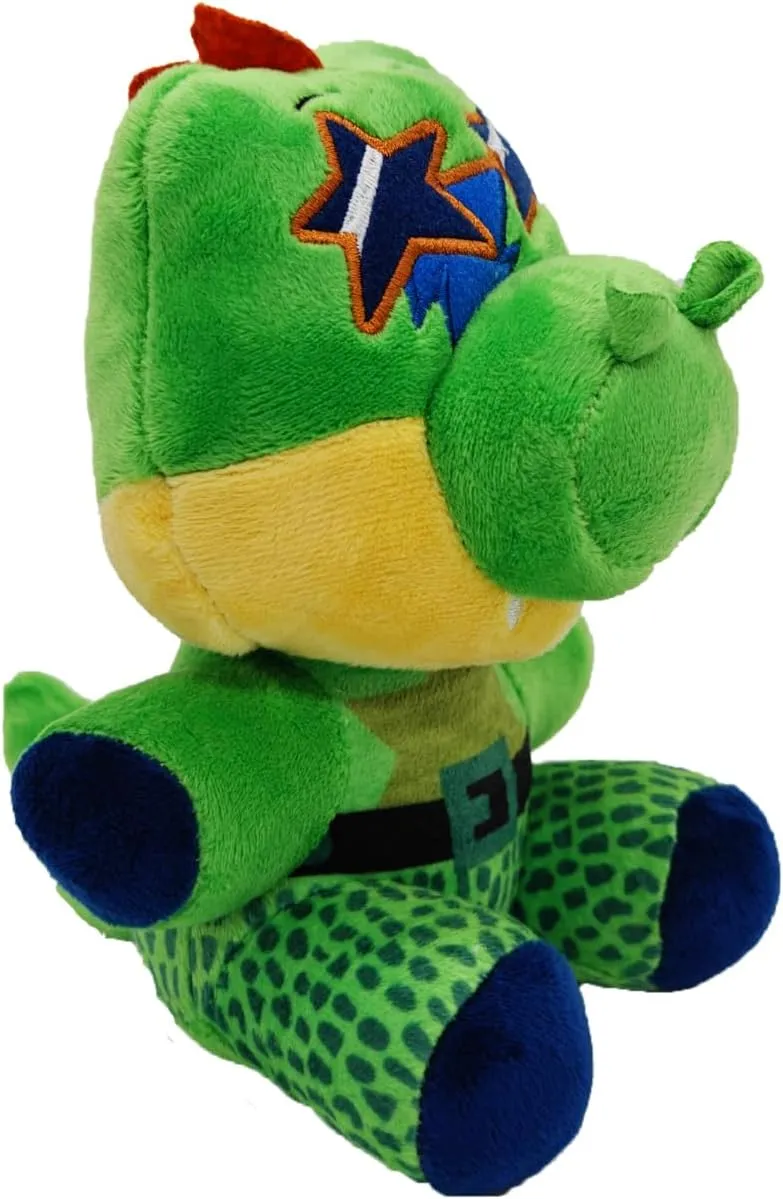 Montgomery Gator Plush Toy, FNAF plushies Toy, Security Breach FNAF All Character Stuffed Animal Doll Children's Gift Collection,8”