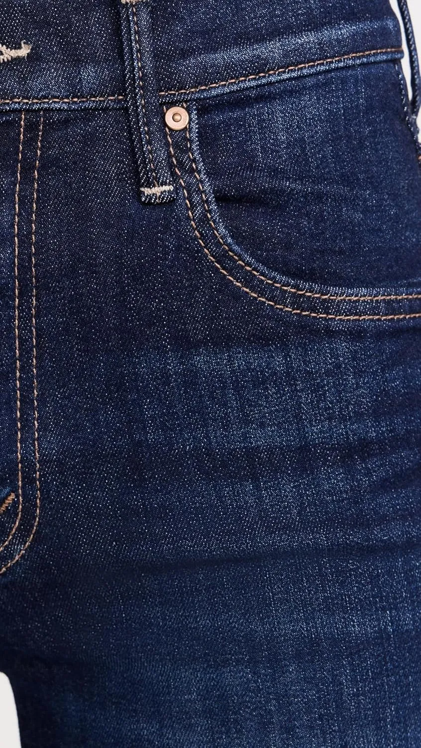 MOTHER Women's The Insider Crop Step Fray Jeans