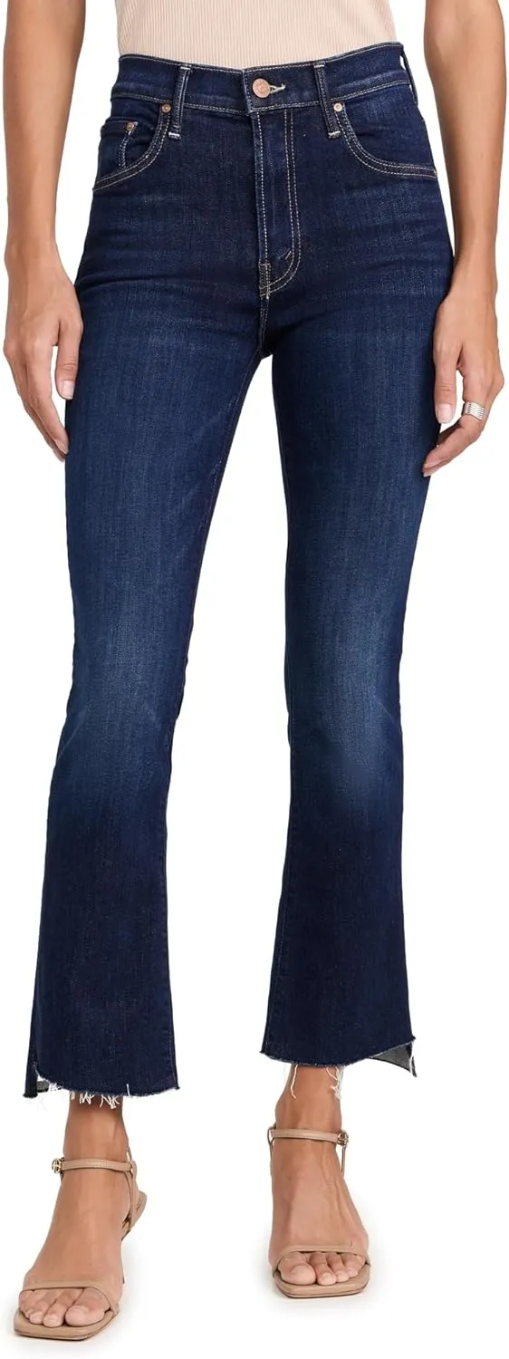 MOTHER Women's The Insider Crop Step Fray Jeans