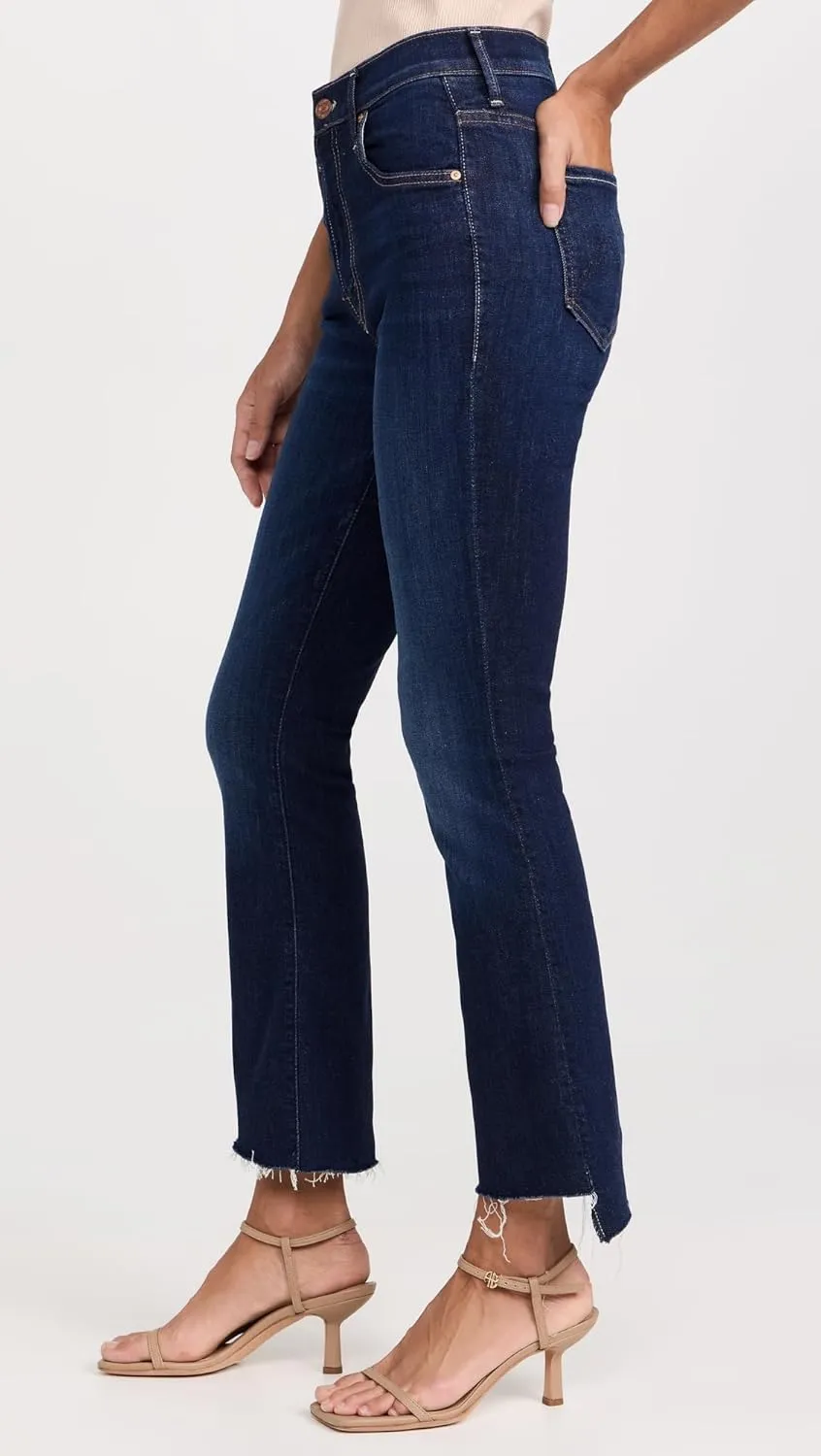 MOTHER Women's The Insider Crop Step Fray Jeans