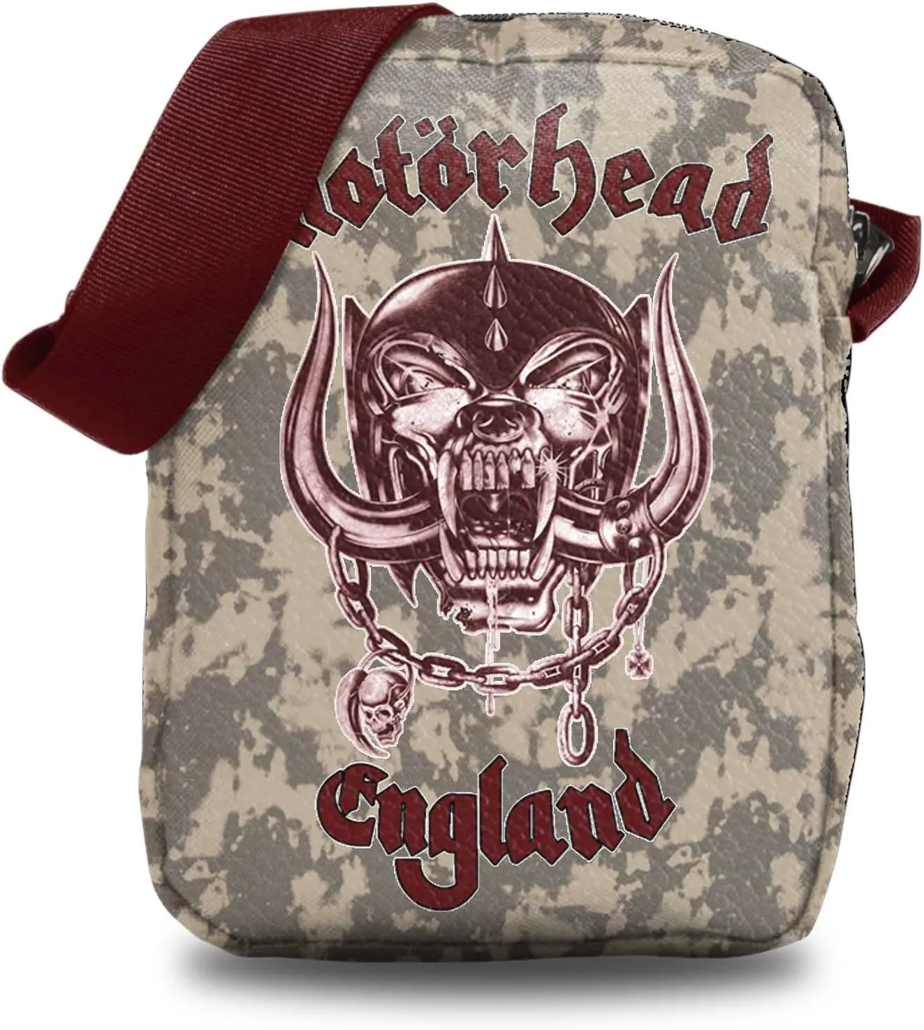 Motorhead Crossbody Bag - England White