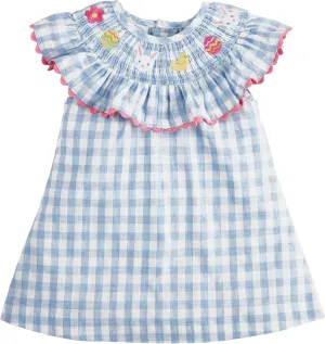 Mud Pie Girls Children's Easter Smocked Baby Dress