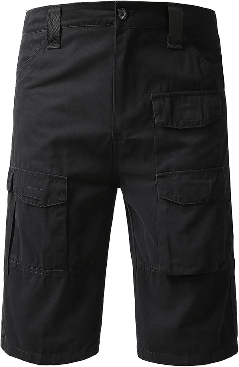 Muscularfit Cotton Mens Shorts Regular Big and Tall Multi Pockets Cargo Shorts 7" Inseam Summer Casual Sport Tooling Shorts