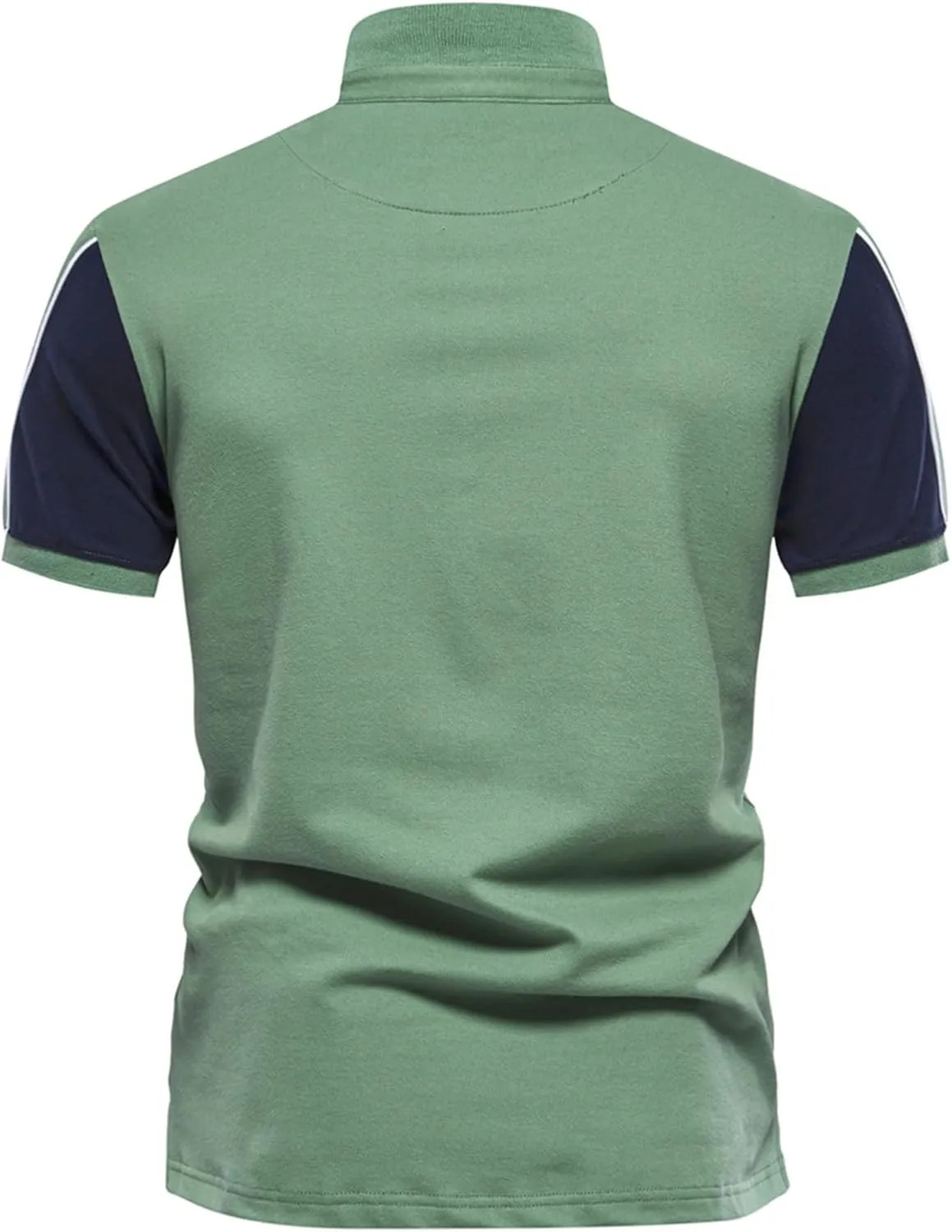 Muscularfit Henley Shirts for Men 2024 Summer Short Sleeve Knit Cotton Shirt Loose Fit Business Work Casual Pullover Shirts