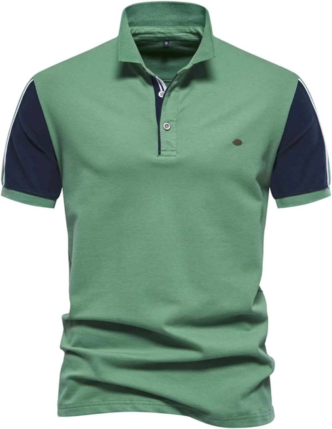 Muscularfit Henley Shirts for Men 2024 Summer Short Sleeve Knit Cotton Shirt Loose Fit Business Work Casual Pullover Shirts