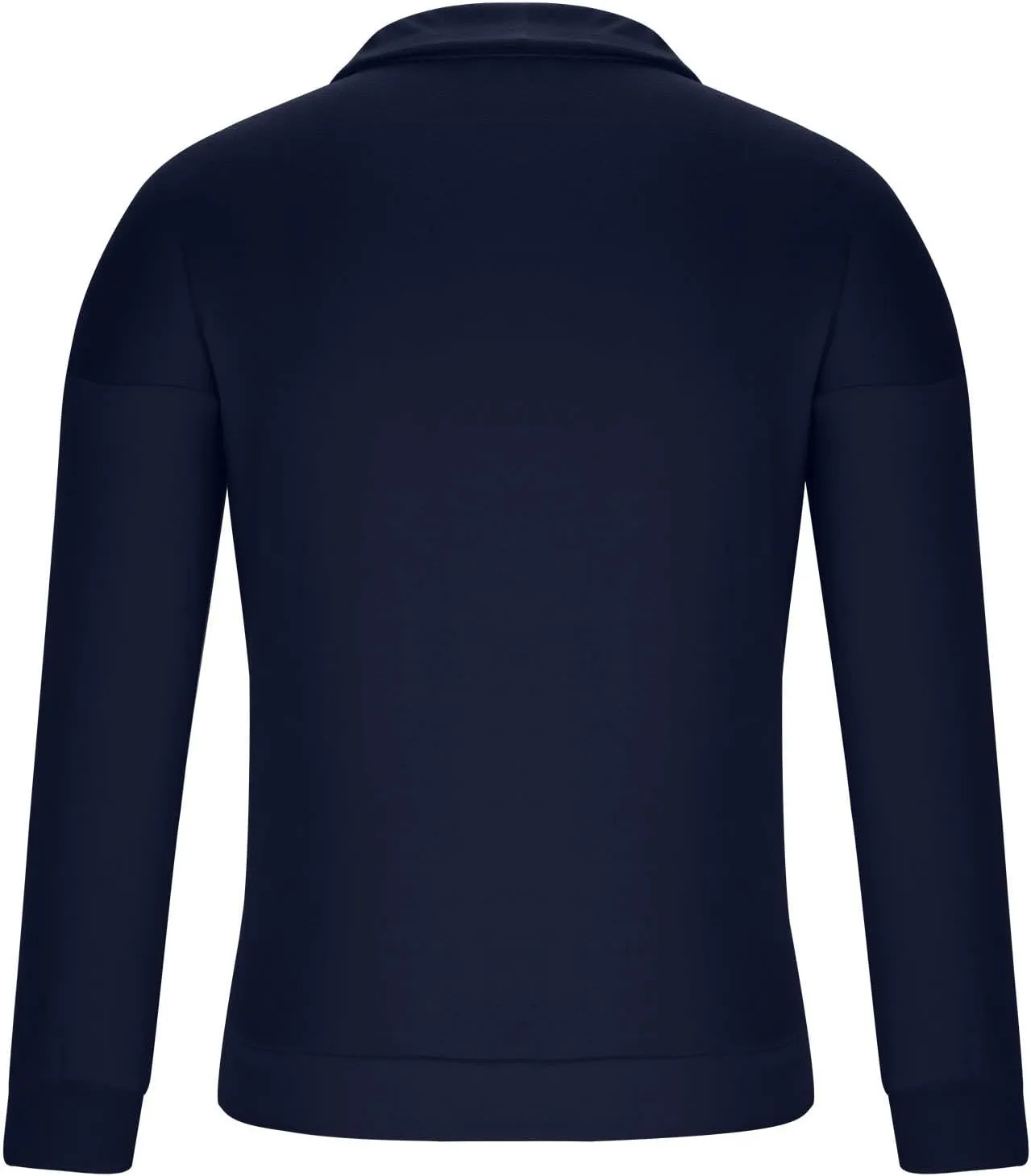 Muscularfit Mens Shirts Casual Long Sleeve Solid Button Down T-Shirts Lightweight Collar Polo Shirt Loose Pullover Henley Tee