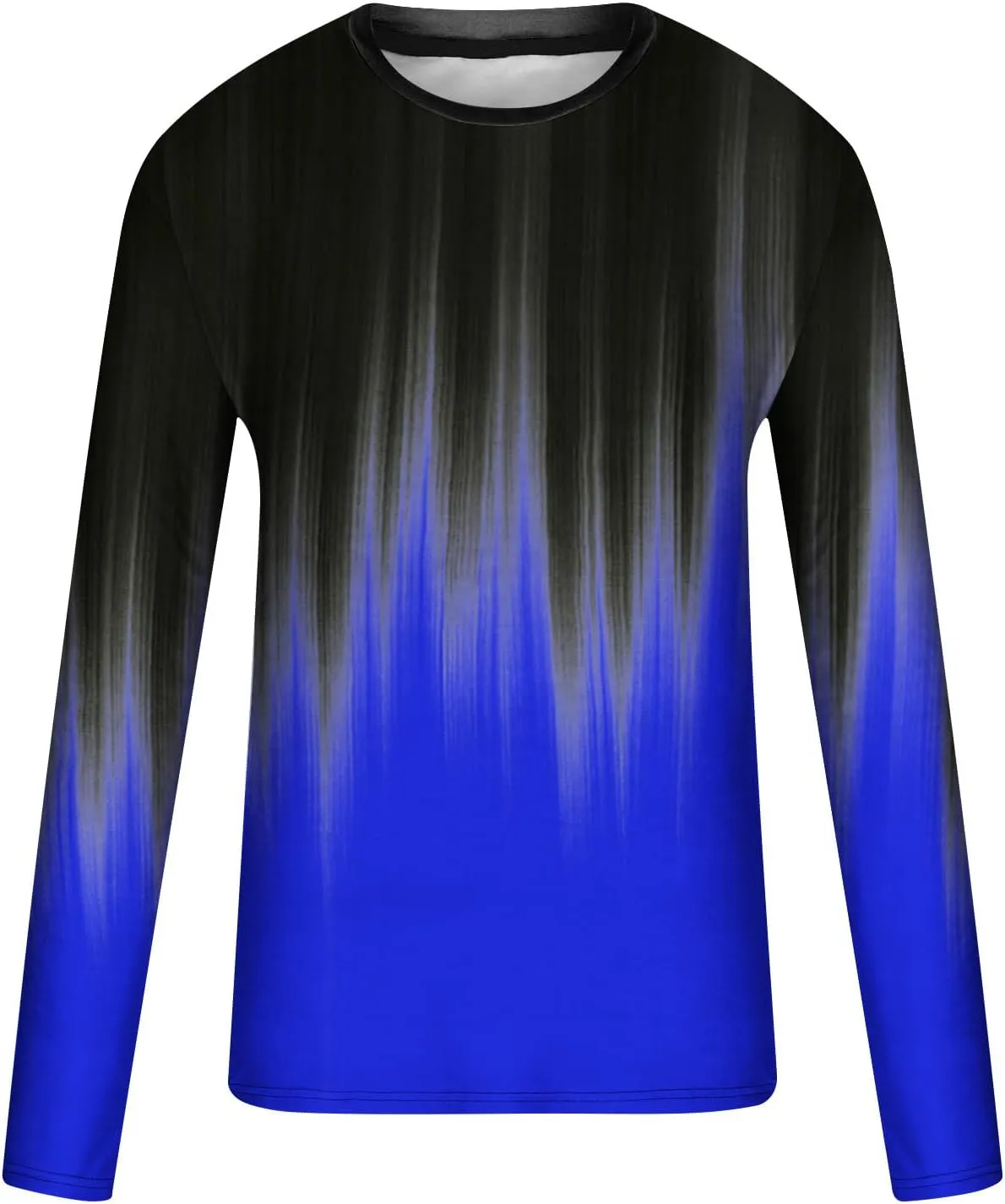 Muscularfit Mens Sweatshirt Causal Stylish Long Sleeve Contrast Color Crewneck Shirts Lightweight Gym Athletic Loose Pullover