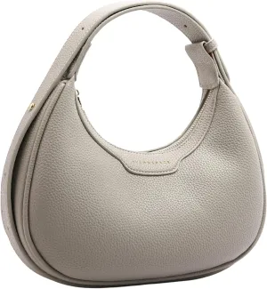 MYHOZEE Crescent Shoulder Bag for Women Leather Crossbody Hobo Purse Adjustable Strap Clutch Handbag