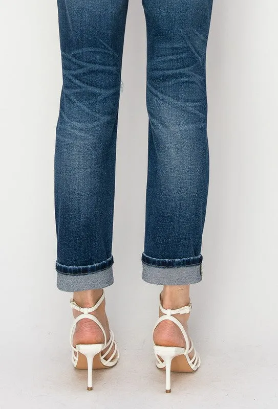Natalia Mid Rise Boyfriend Jeans