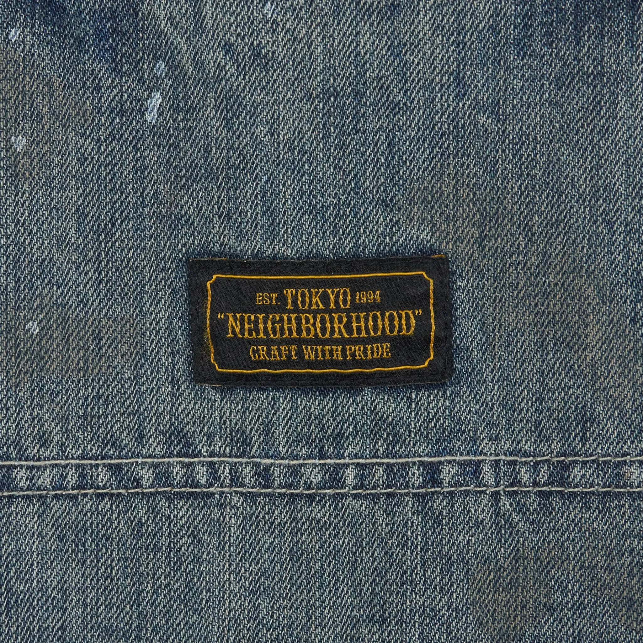 Neighborhood Coverall Distressed Work-Jacket