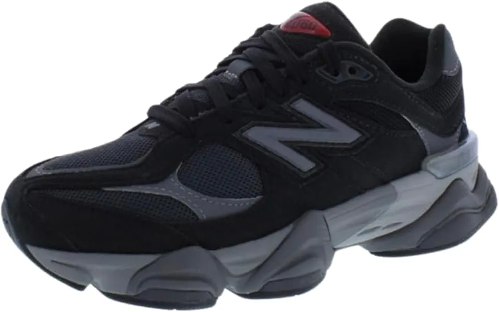 New Balance 9060 Big Kids Shoes (Black Castlerock, 6)
