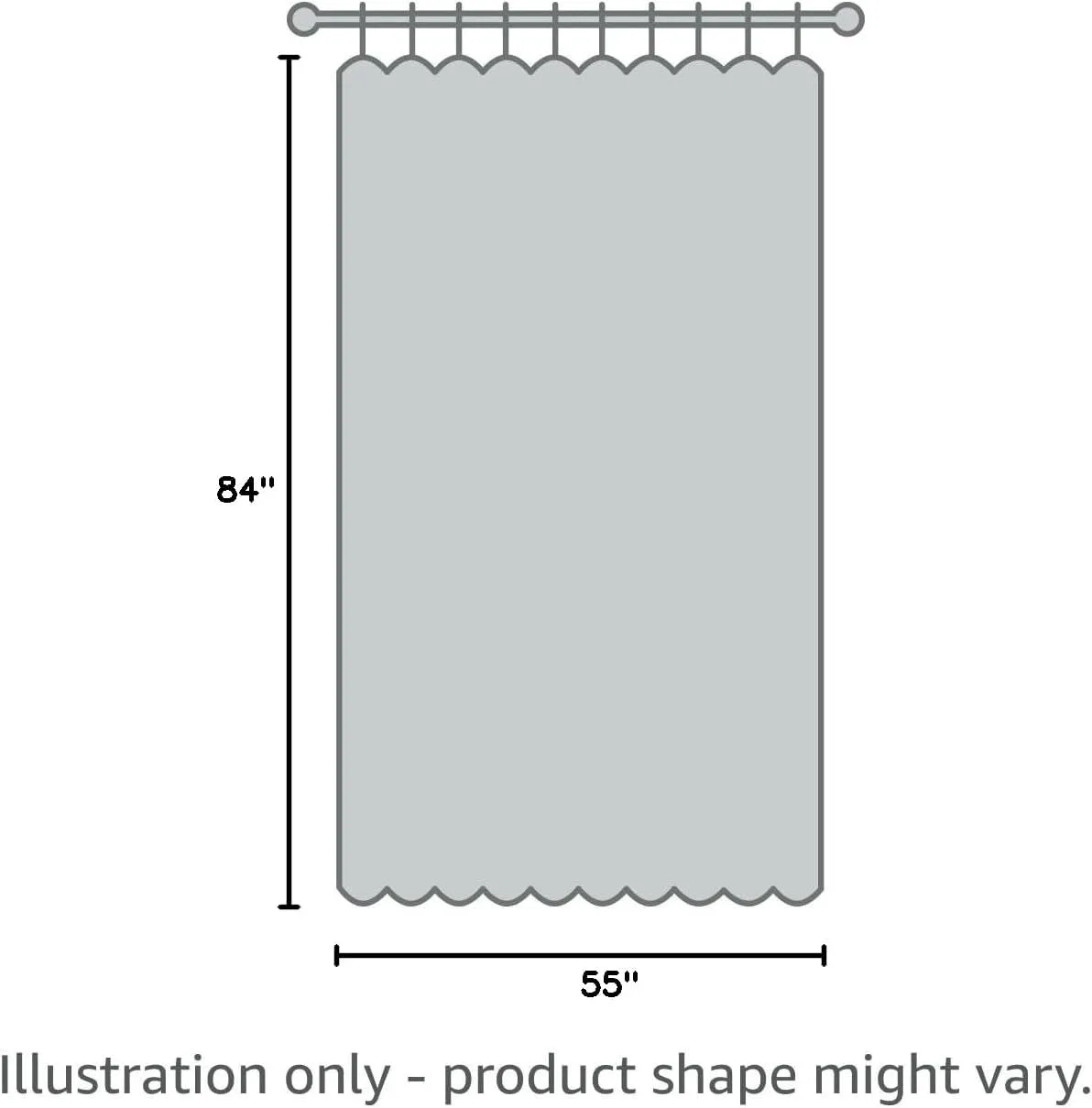 NICETOWN Living Room Curtains 84 inch Long Linen Blend, Grommet Privacy Added Thick Flax Semi Sheer Not See Through Window Curtains & Drapes for Bedroom/Farmhouse, Burlap, W55 x L84, 2 Panels
