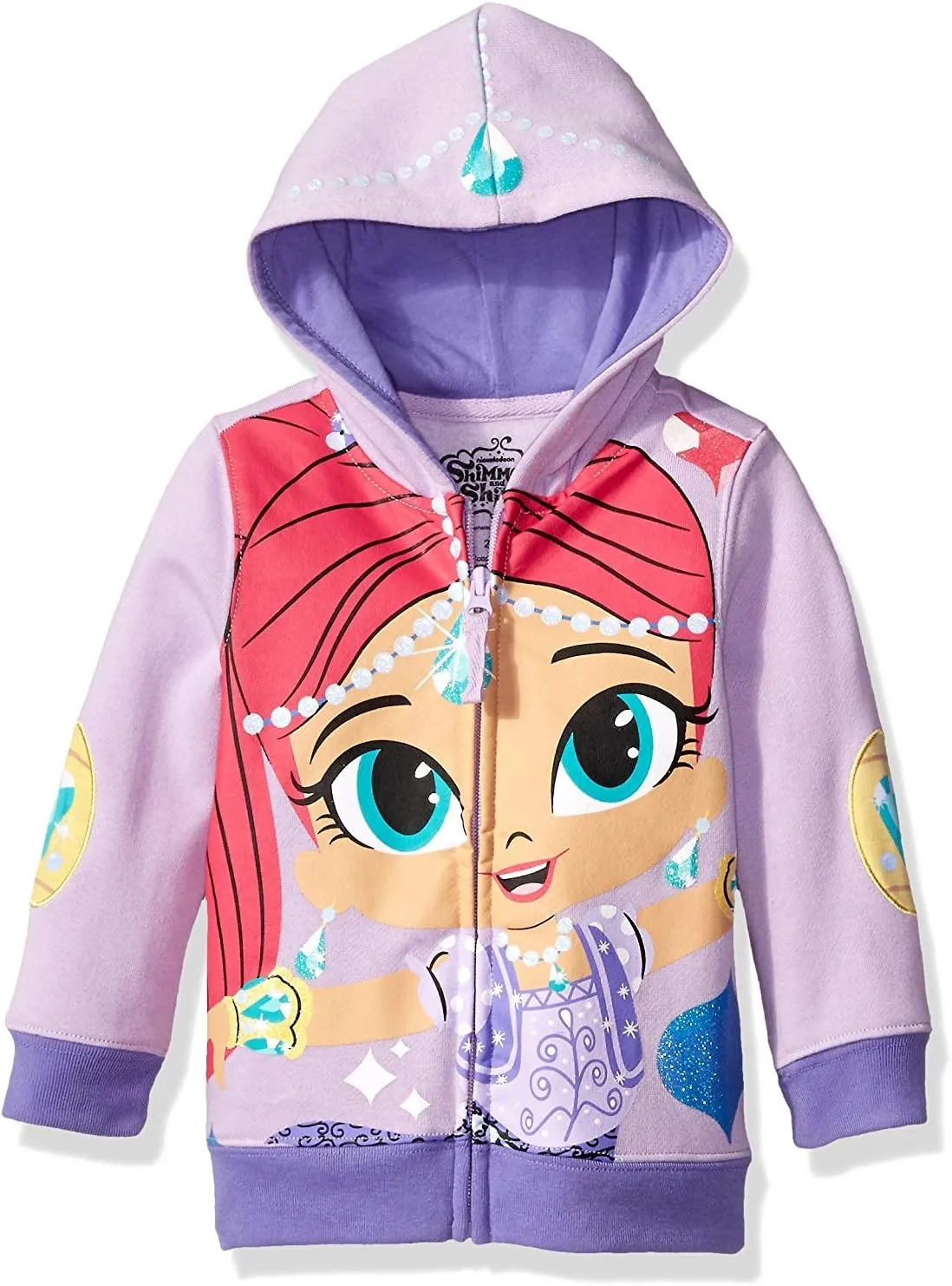 Nickelodeon Girls' Shimmer and Shine Character Hoodie