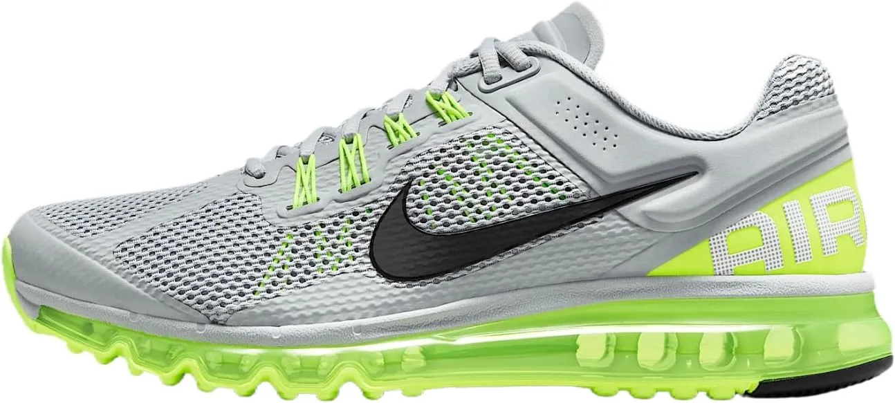 Nike Air Max 2013 Men's Shoes (HF3660-003, Wolf Grey/Volt/Black/Black)