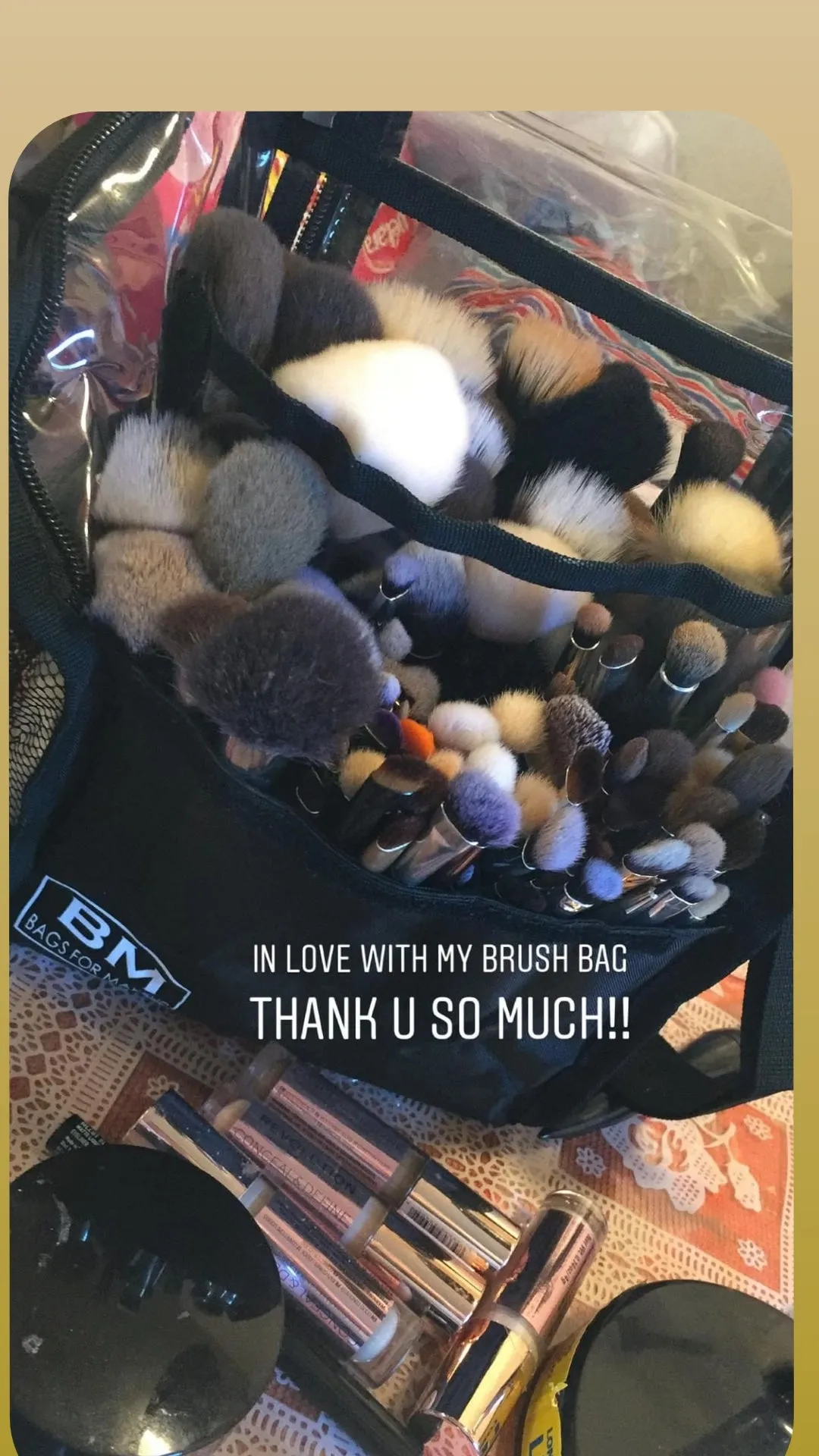 No.1 seller Makeup & Brush Bag