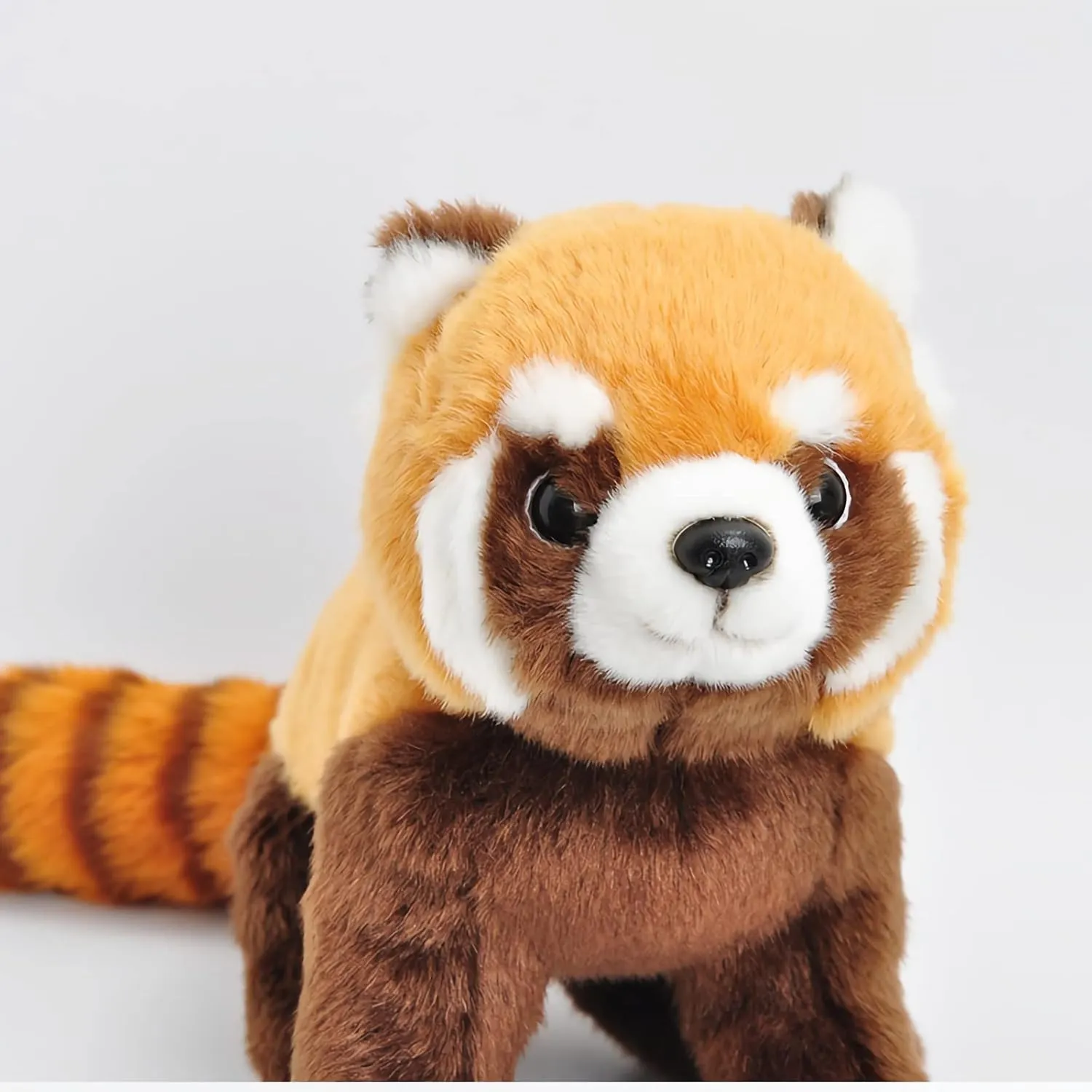 Nohito Kawaii Realistic Red Panda Stuffed Animal Plush Toy Lifelike Ailurus Fulgens Plushie Pillow Doll Home Decoration 19.7'' Long (19.7'', Red Panda)