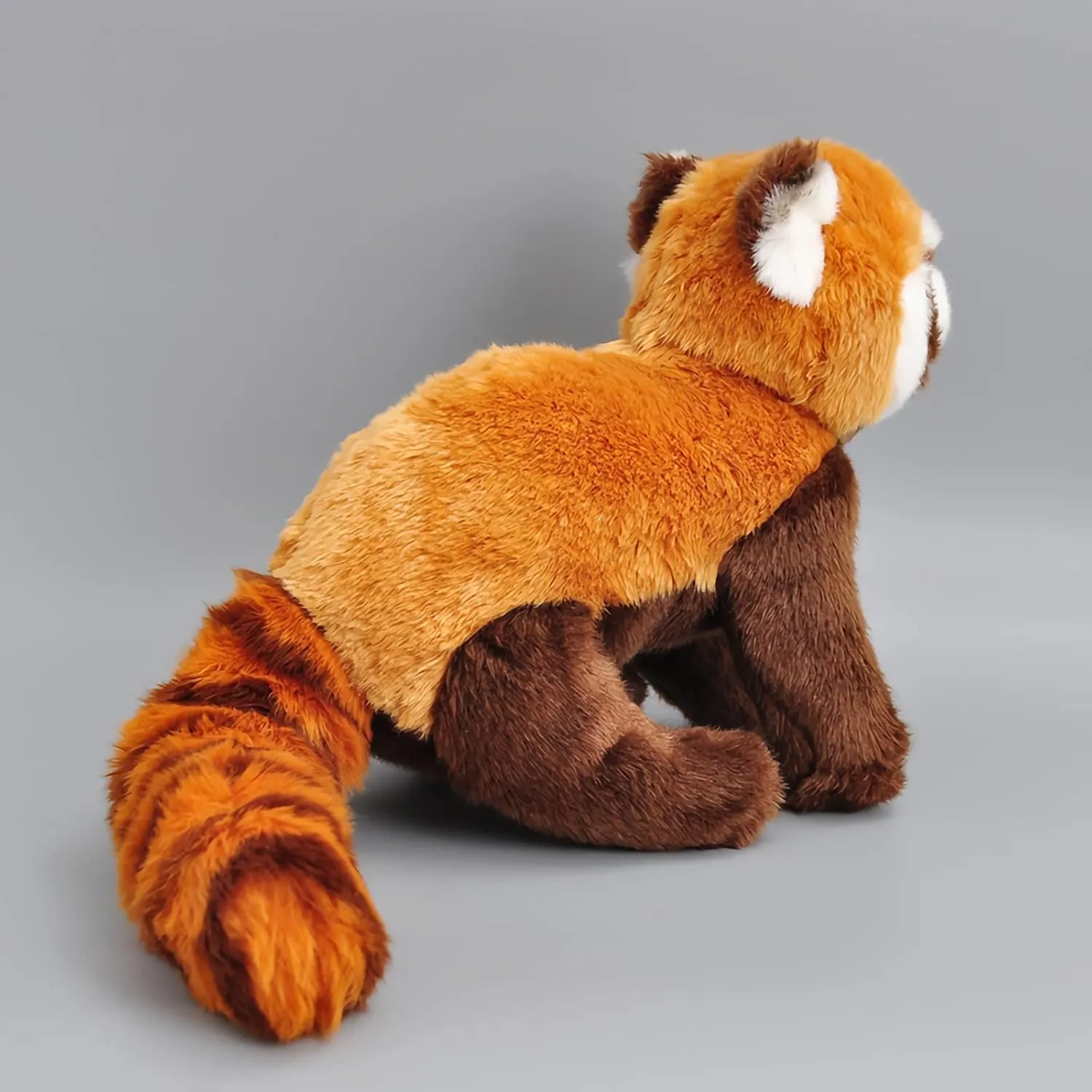Nohito Kawaii Realistic Red Panda Stuffed Animal Plush Toy Lifelike Ailurus Fulgens Plushie Pillow Doll Home Decoration 19.7'' Long (19.7'', Red Panda)