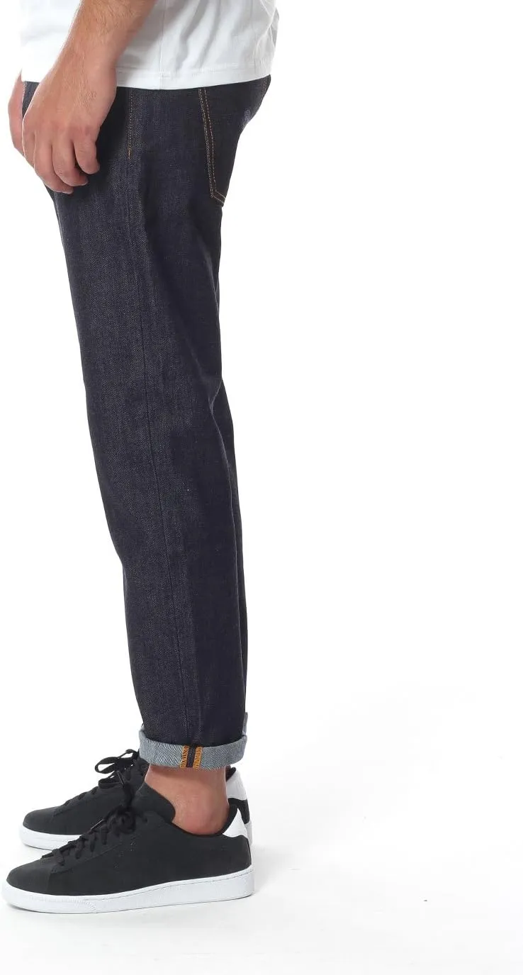 Nudie Jeans Men's Brute Knut Jean in Dry Navy Comfort