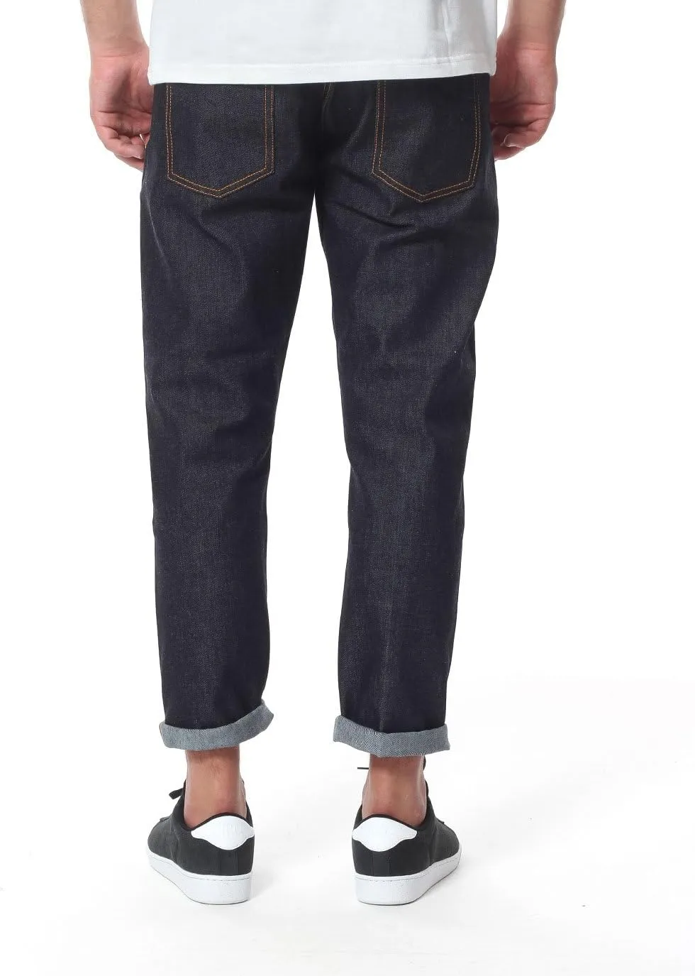 Nudie Jeans Men's Brute Knut Jean in Dry Navy Comfort
