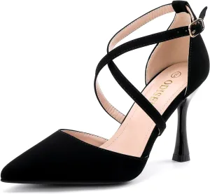 Odisen Women's Closed Toe Heels Pumps