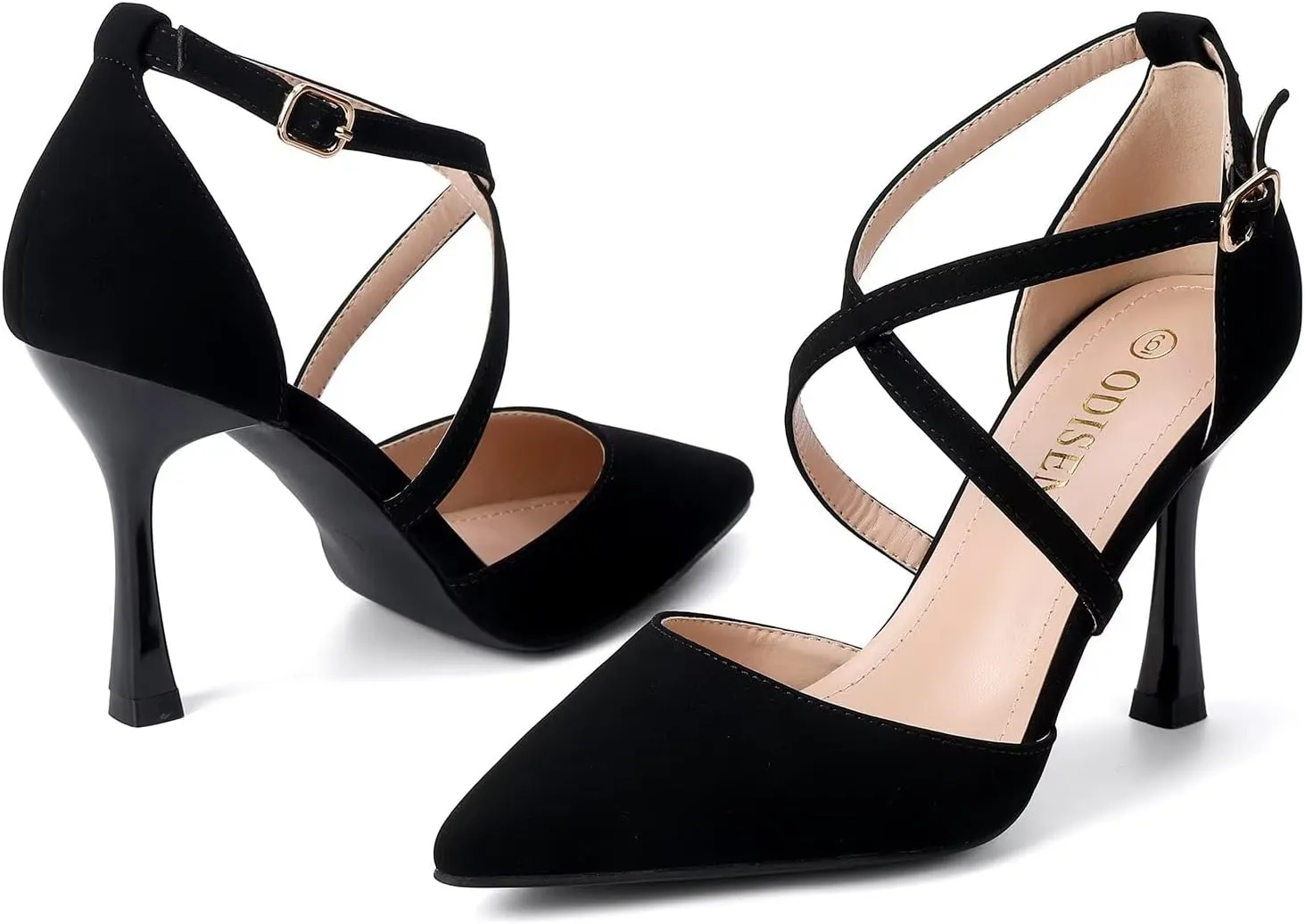 Odisen Women's Closed Toe Heels Pumps
