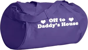 Off To Daddys House DDLG Baby Girl Funny Novelty Storage Duffel Bag Adult