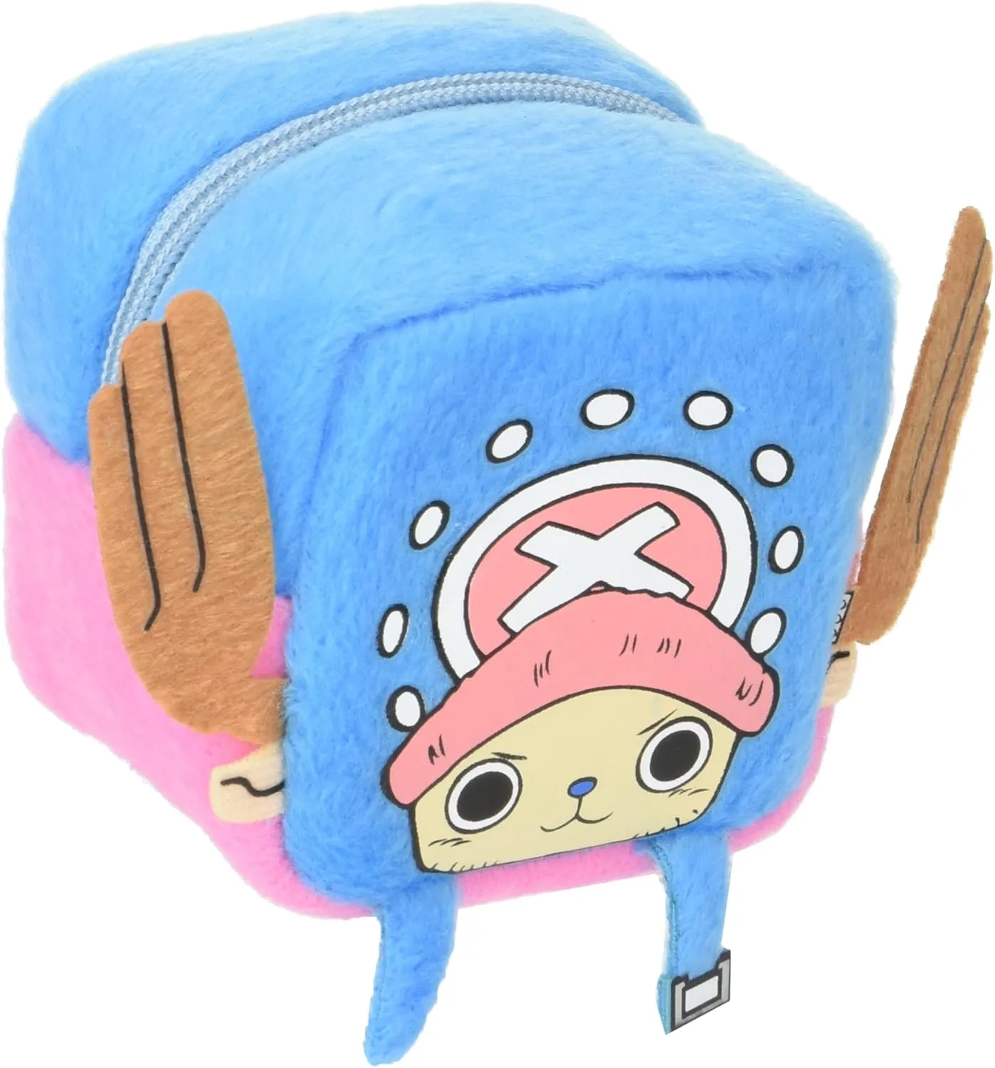 One Piece 20542 Chopper Cube Coin Purse Plush, 5", Multicolor