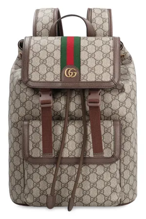 Ophidia GG supreme fabric backpack