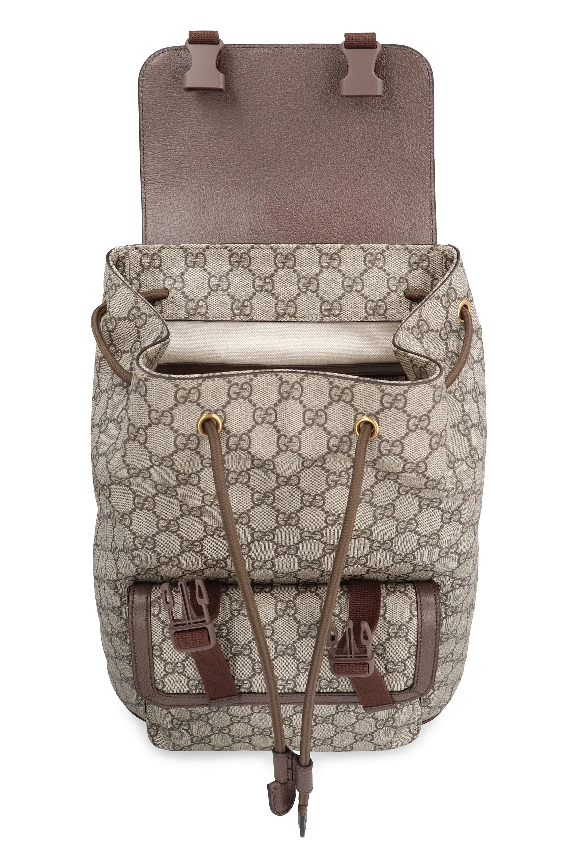 Ophidia GG supreme fabric backpack
