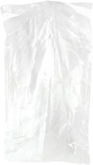 Pack of 100 Garment Bag, Transparent Suit Bag,Clothing Dust Cover, Gown and Dress Storage Bag (60×90cm)