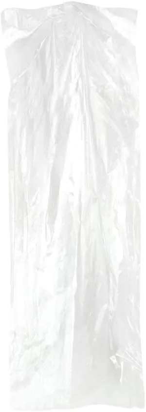 Pack of 50 Garment Bag,Transparent Suit Bag,Clothing Cover,Gown and Dress Storage Bag (60 × 150 cm)