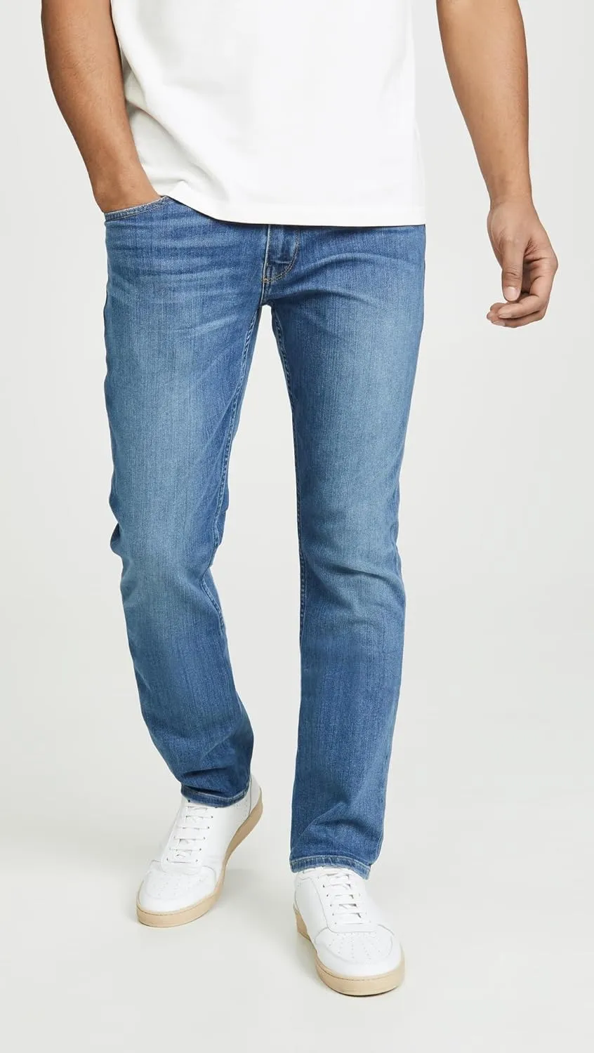 PAIGE Men's Federal Transcend Slim Straight Jeans