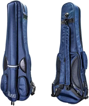 PAITITI Triangular Full Size Violin Soft Bag Lightweight Backpackble Navy Color