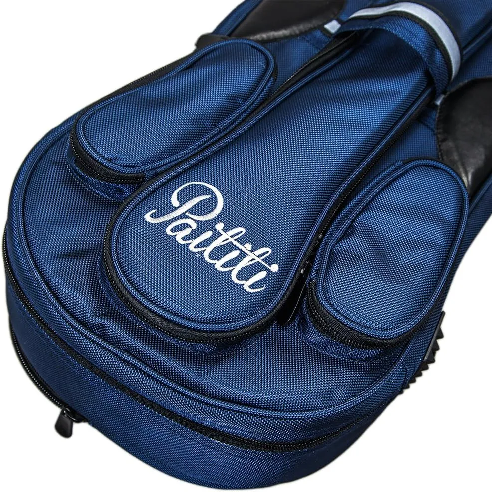 PAITITI Triangular Full Size Violin Soft Bag Lightweight Backpackble Navy Color