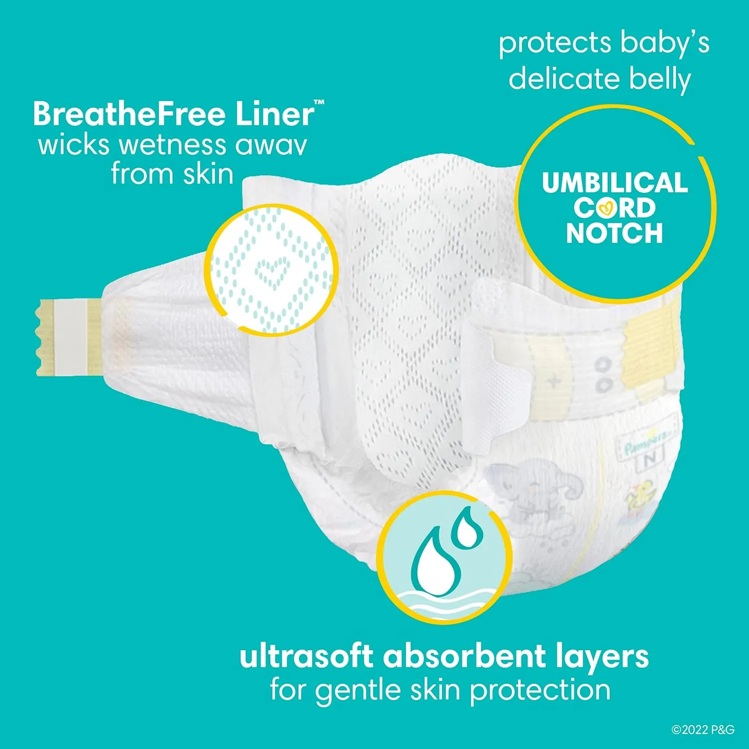 Pampers Swaddlers Disposable Baby Diapers Size 4, 2 Month Supply (2 x 150 Count) with Sensitive Water Based Baby Wipes 12X Multi Pack Pop-Top and Refill (1008 Count)
