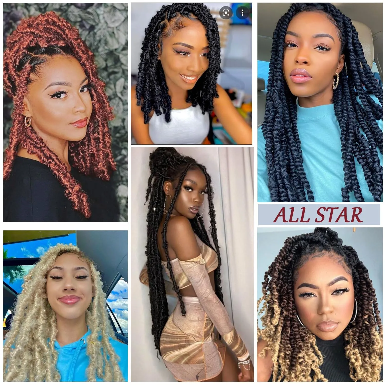 Parceria 8 Packs Marley Twist Braiding Hair 12 Inch Springy Afro Twist Hair Pre-fluffed Spring Twist Hair Kinky Hair Marley Hair for Faux Locs (12 Inch (Pack of 8), TGrey Marley Twist)