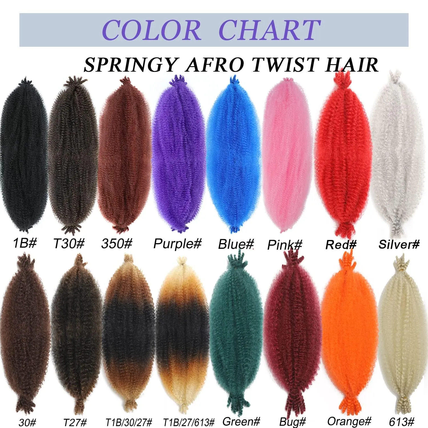 Parceria 8 Packs Marley Twist Braiding Hair 12 Inch Springy Afro Twist Hair Pre-fluffed Spring Twist Hair Kinky Hair Marley Hair for Faux Locs (12 Inch (Pack of 8), TGrey Marley Twist)