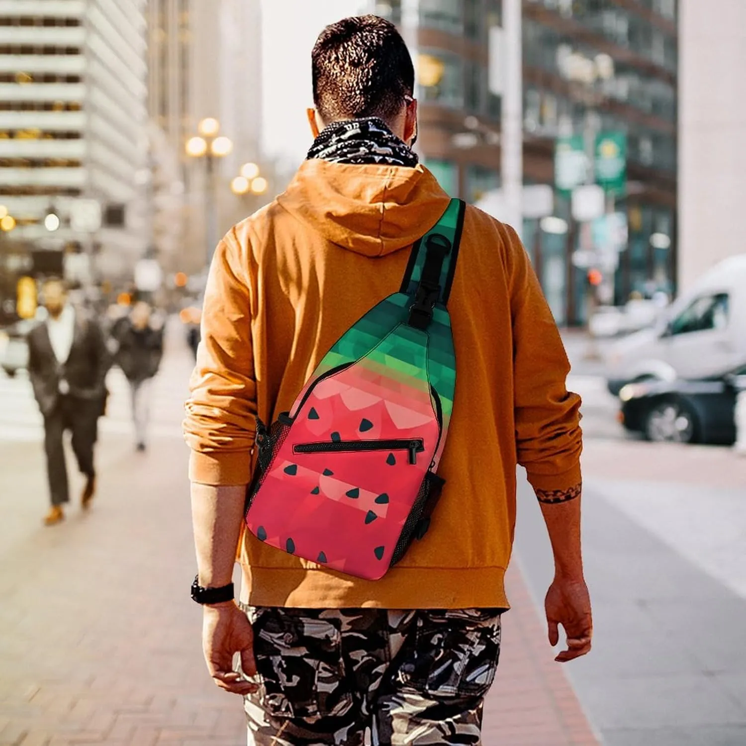 Pastel Color Smiley Face Sling Bag Crossbody Bags Cross Body Bag Fanny Packs Chest Bags Sling Purses for Travel