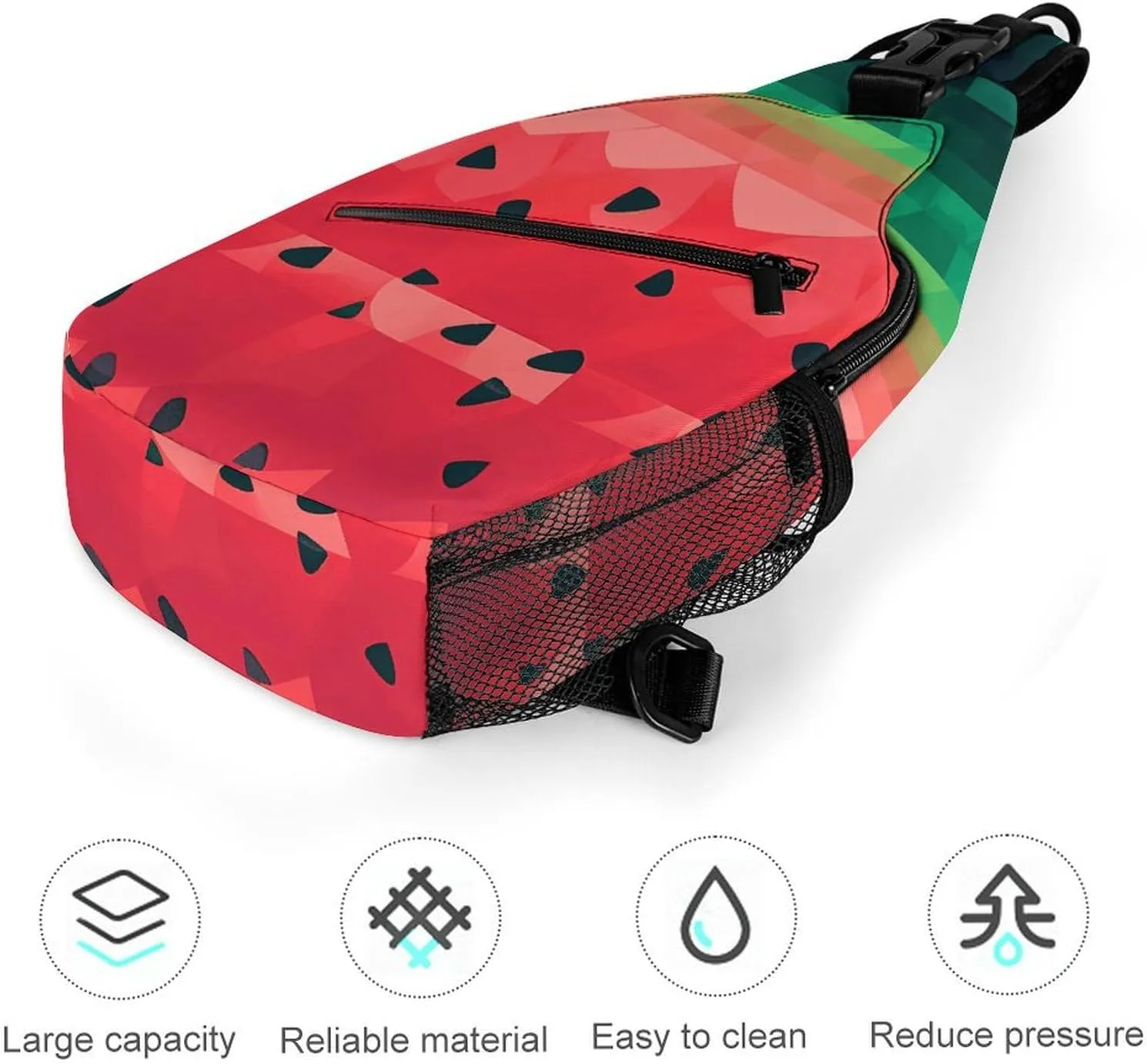 Pastel Color Smiley Face Sling Bag Crossbody Bags Cross Body Bag Fanny Packs Chest Bags Sling Purses for Travel