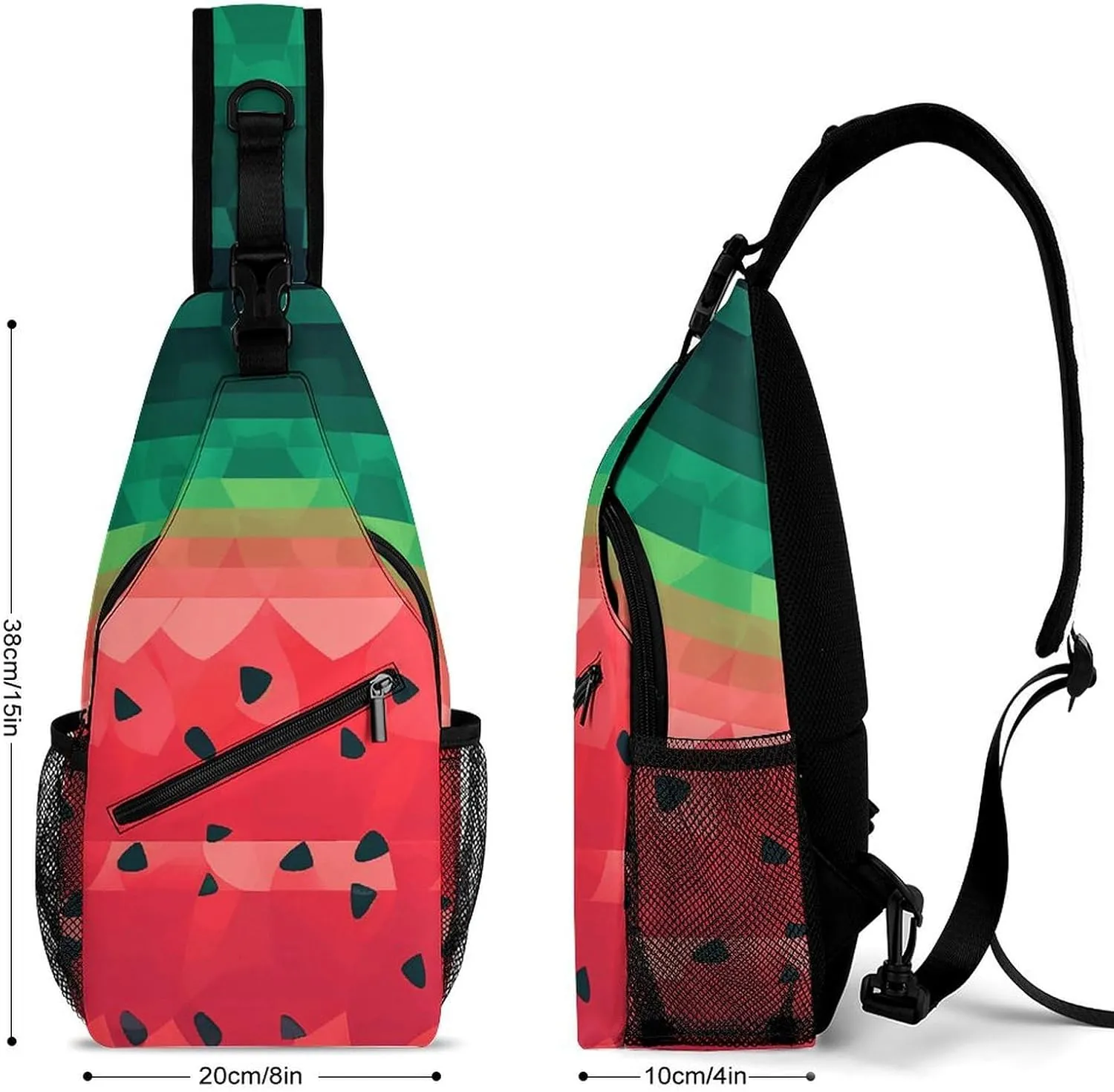 Pastel Color Smiley Face Sling Bag Crossbody Bags Cross Body Bag Fanny Packs Chest Bags Sling Purses for Travel
