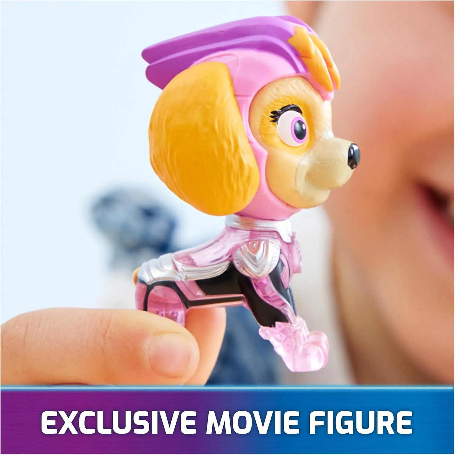 Paw Patrol Skye Squish Plush, Official Toy from The Hit Cartoon, Squishy Stuffed Animal for Ages 1 and Up, 8”