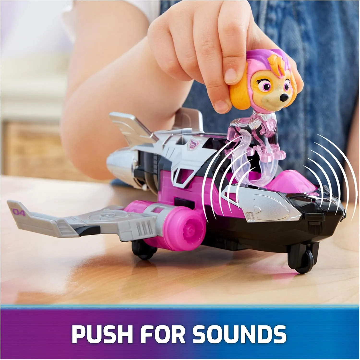 Paw Patrol Skye Squish Plush, Official Toy from The Hit Cartoon, Squishy Stuffed Animal for Ages 1 and Up, 8”