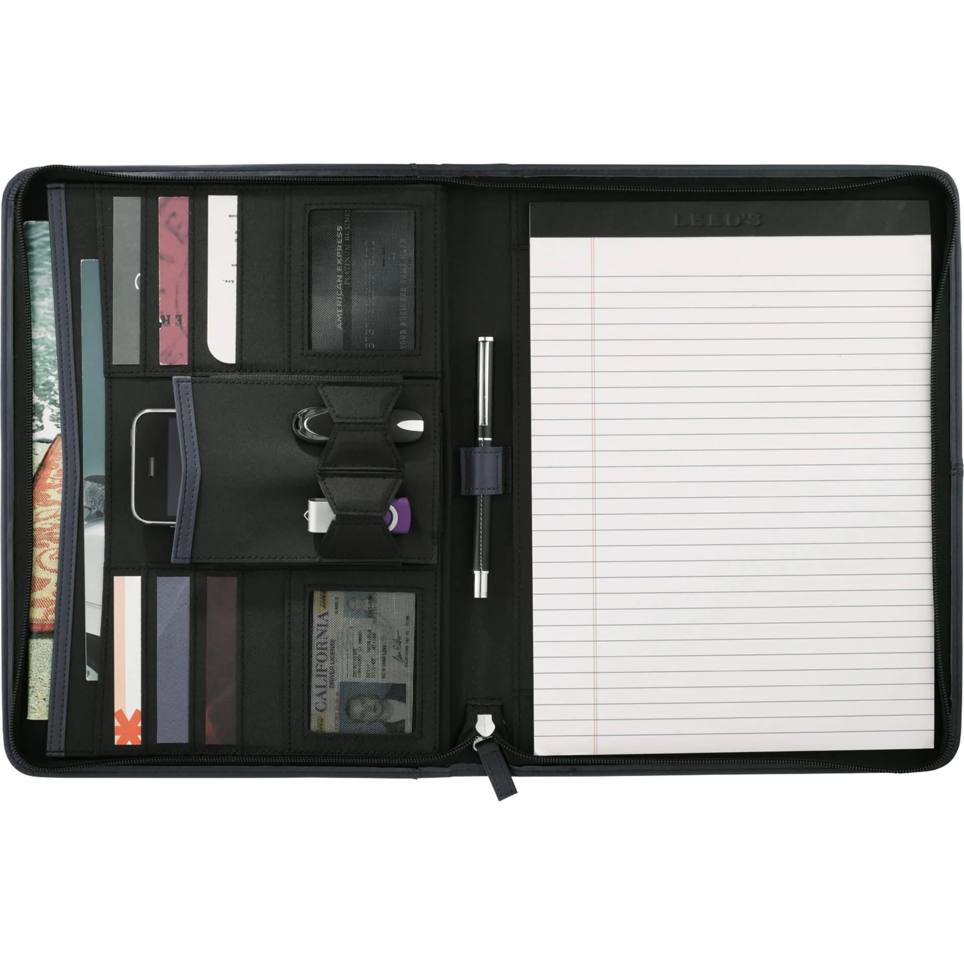 Pedova™ Zippered UltraHyde Padfolio FSC® Mix Paper