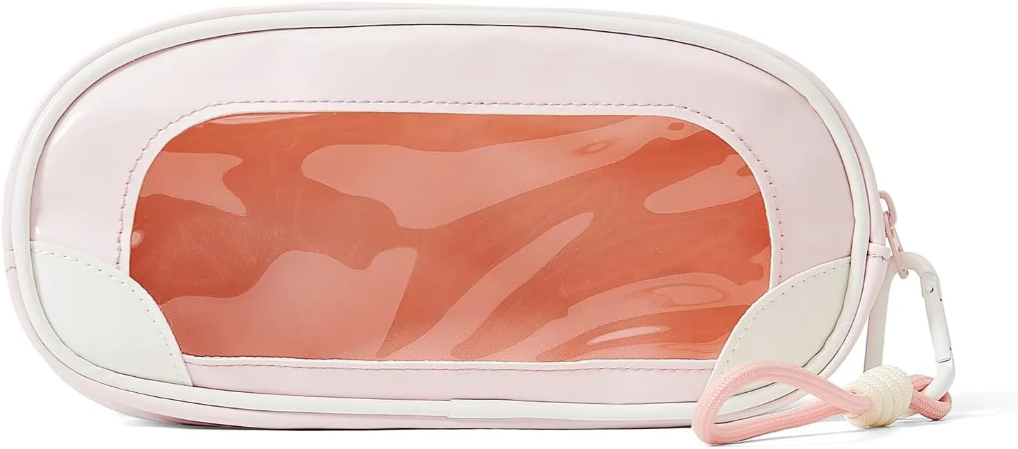 Pencil Pouch for Girls, Cute Pencil Case with Zipper, Large Capacity Clear Stationary Bag for School Teen Boys